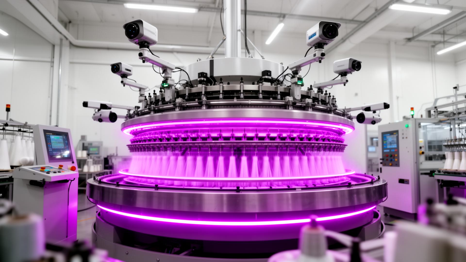 AI-equipped circular knitting machine